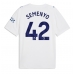 Manchester City Antoine Semenyo #42 Tredje matchtröja 2026-27 Kortärmad Billigt Manchester City Antoine Semenyo #42 Tredje matchtröja 2026-27 Kortärmad Billigt